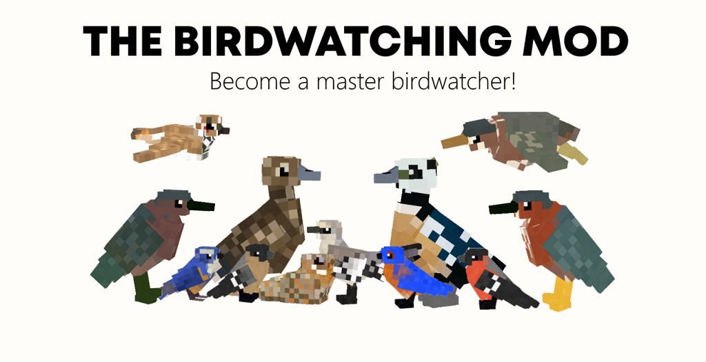 Мод на Птиц The Birdwatching для minecraft 1.12.2 Мод на Птиц The Birdwatching для minecraft 1.12.2