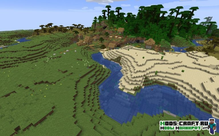 Сид - деревня в джунглях, храм, равнина, озеро [1.14.4]