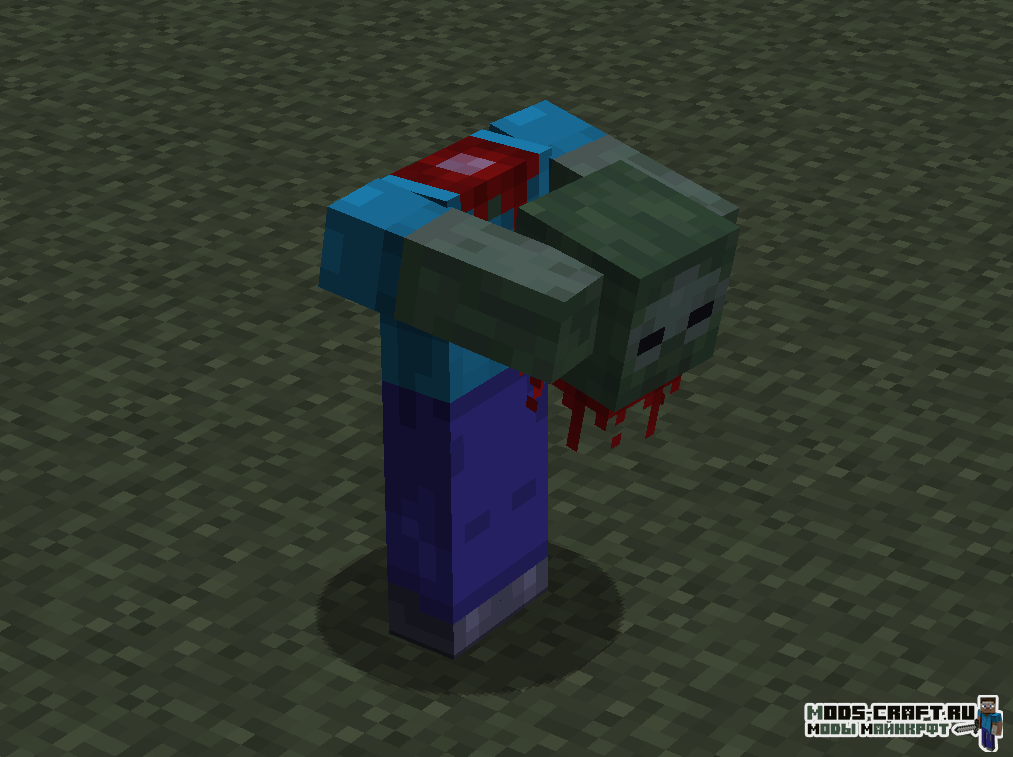 Headless Zombie [16x] для minecraft 1.14.4