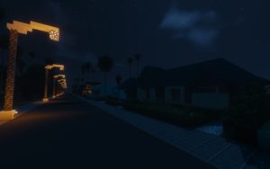 Карта город Los Angeles для minecraft 1.14.4, 1.12.2