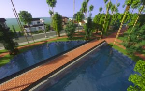 Карта город Los Angeles для minecraft 1.14.4, 1.12.2