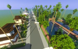Карта город Los Angeles для minecraft 1.14.4, 1.12.2