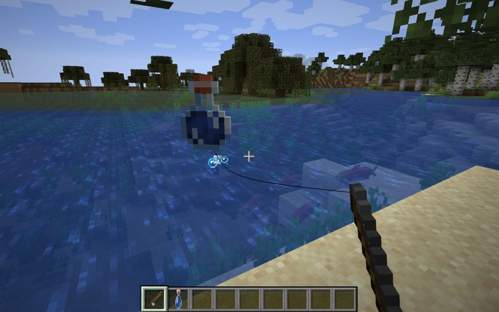 Мод на реалистичную рыбалку - Fishing Real 1.16.1, 1.15.2, 1.14.4