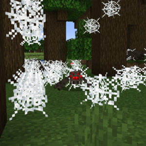 Мод Spiders Produce Webs для minecraft 1.16.4, 1.15.2, 1.14.4, 1.12.2