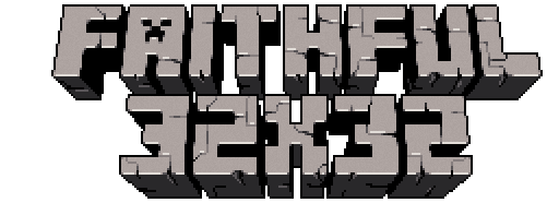 Ресурспак Faithful [32x] для minecraft 1.15.2, 1.14.4, 1.12.2, 1.7.10