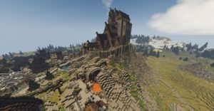 Карта The Elder Scrolls V: Skyrim для майнкрафт 1.12.2