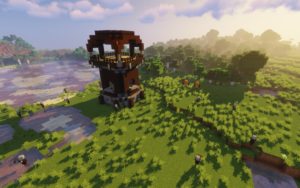 Деревни и башня мародёров на равнине [1.14.4]