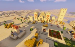 Храм в пустыне и деревня с кузницей [1.14.4]
