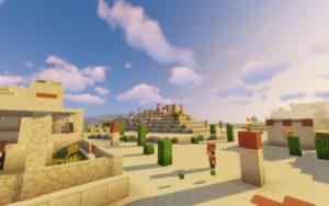 Храм в пустыне и деревня с кузницей [1.14.4]