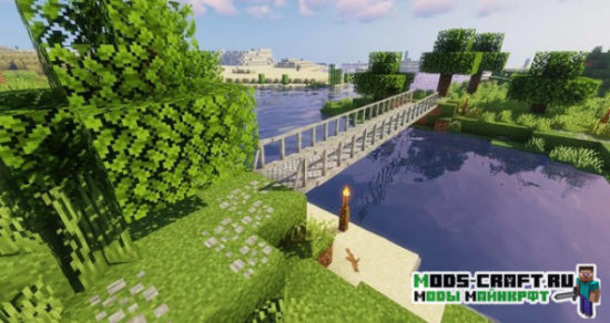 Мод Macaw's Bridges 1.20.4, 1.19.4, 1.18.2, 1.17.1, 1.16.5, 1.15.2, 1.12.2 (мосты)