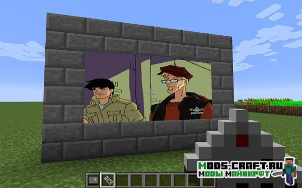 Мод на телевизор - TV Mod для майнкрафт 1.12.2, 1.7.10