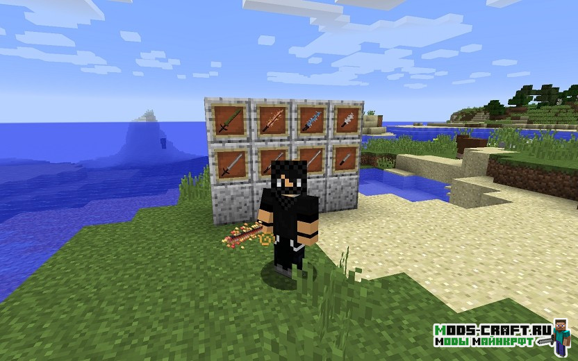 Мод Elemental Blades для майнкрафт 1.14.4, 1.12.2
