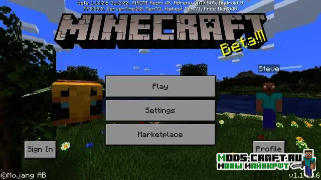 Скачать Minecraft PE 1.14 на Андроид бесплатно