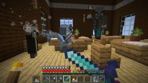 Мод Sword Blocking Combat для майнкрафт 1.15.2, 1.14.4, 1.12.2