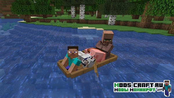 Мод на новые лодки - Extra Boats для minecraft 1.16.1, 1.15.2, 1.14.4