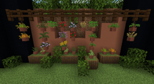 Мод на горшки для цветов Florist minecraft 1.14.4