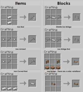 Мод Macaw's Bridges 1.20.4, 1.19.4, 1.18.2, 1.17.1, 1.16.5, 1.15.2, 1.12.2 (мосты)