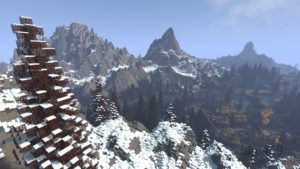Карта The Elder Scrolls V: Skyrim для майнкрафт 1.12.2