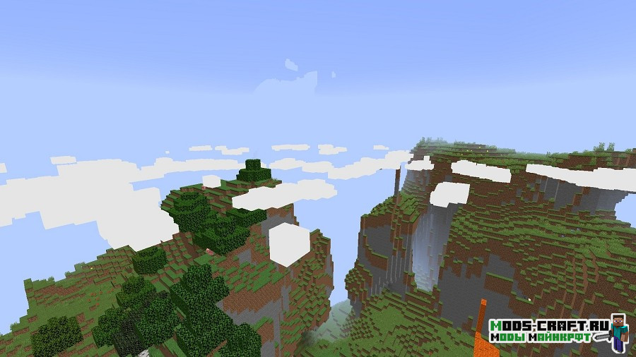 Мод на реалистичные облака для майнкрафт 1.14.4