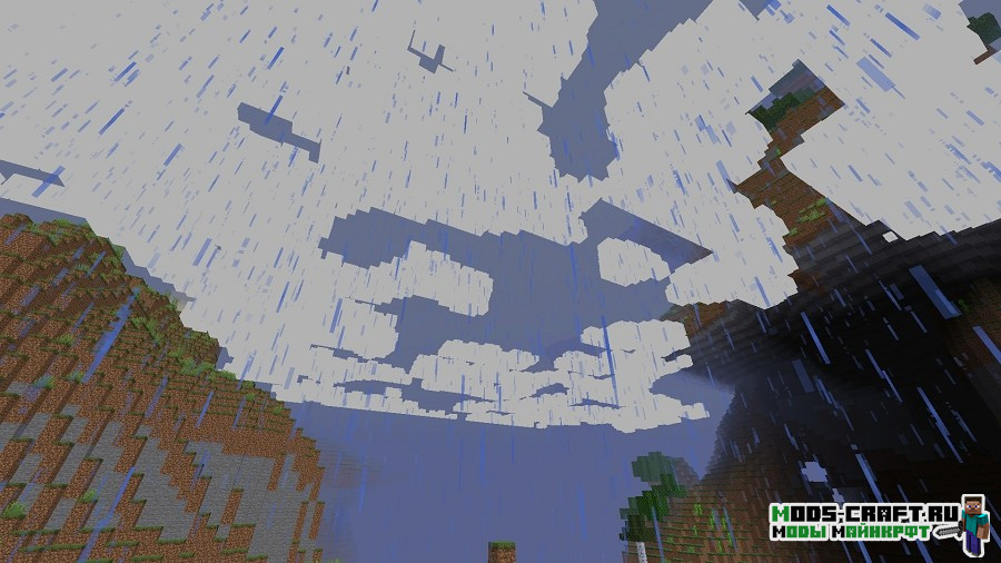Мод на реалистичные облака для майнкрафт 1.14.4