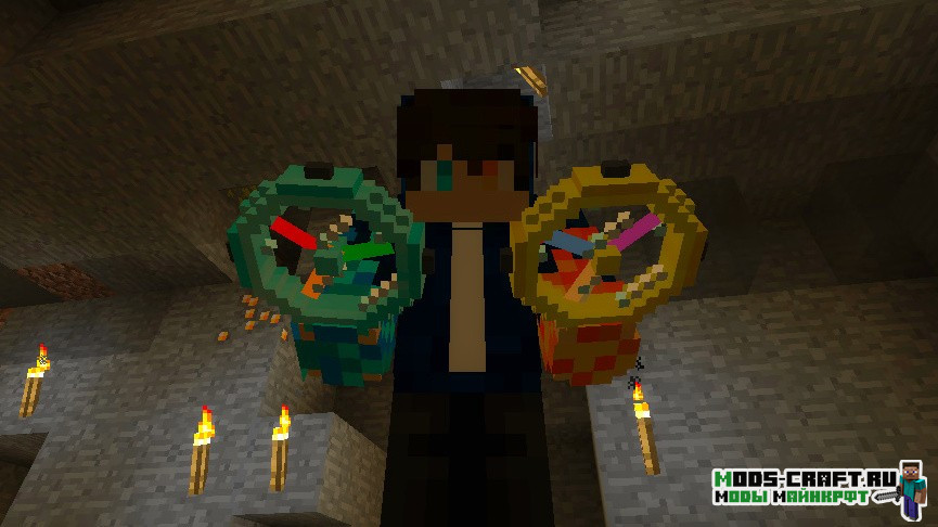 Мод Advanced Finders 1.16.5, 1.15.2, 1.14.4, 1.12.2, 1.7.10 (компас для поиска руд)