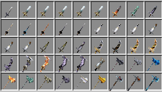 Мод dotHack Weapons 1.15.2, 1.14.4, 1.12.2