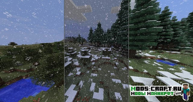 Мод на времена года - Serene Seasons 1.20.2, 1.19.4, 1.18.2, 1.17.1, 1.16.5, 1.15.2, 1.12.2