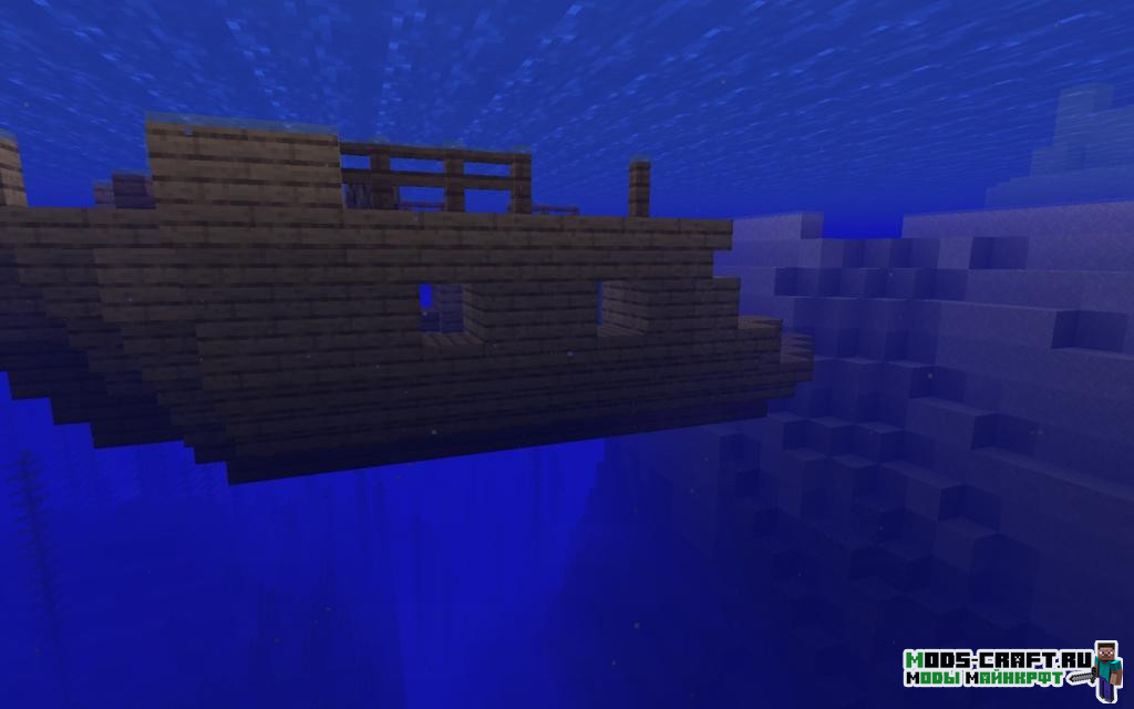 Корабль и подводный храм на острове 1.15.2