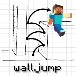 Мод Wall-Jump! для майнкрафт 1.19.3, 1.18.2, 1.17.1, 1.16.5, 1.15.2, 1.14.4, 1.12.2