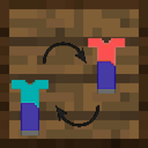 Мод на смену скинов - Skin Swapper 1.17.1, 1.16.5, 1.15.2, 1.14.4