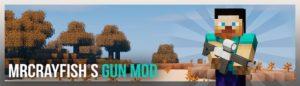 Мод MrCrayfish's Gun для майнкрафт 1.19.4, 1.18.2, 1.16.5, 1.15.2, 1.12.2