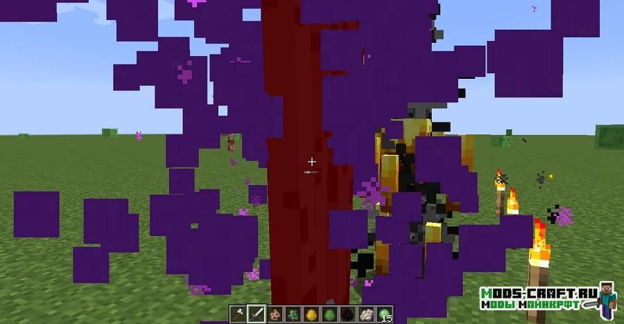 Мод на Кровь - Blood Particles для майнкрафт 1.15.2, 1.14.4, 1.7.10