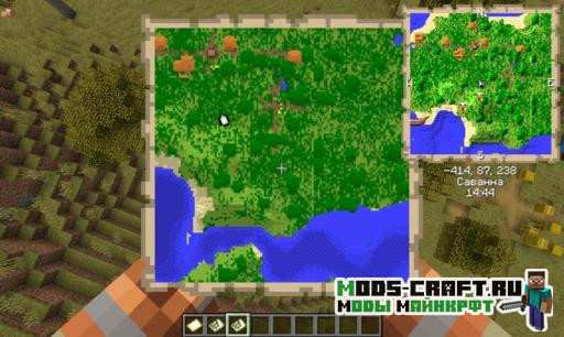 Мод Just Map для майнкрафт 1.16.4, 1.15.2 6 Мод Just Map для майнкрафт 1.16.4, 1.15.2