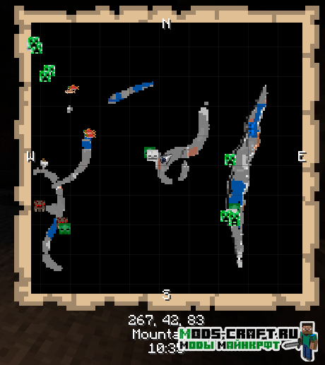 Мод Just Map для майнкрафт 1.16.4, 1.15.2 3 Мод Just Map для майнкрафт 1.16.4, 1.15.2