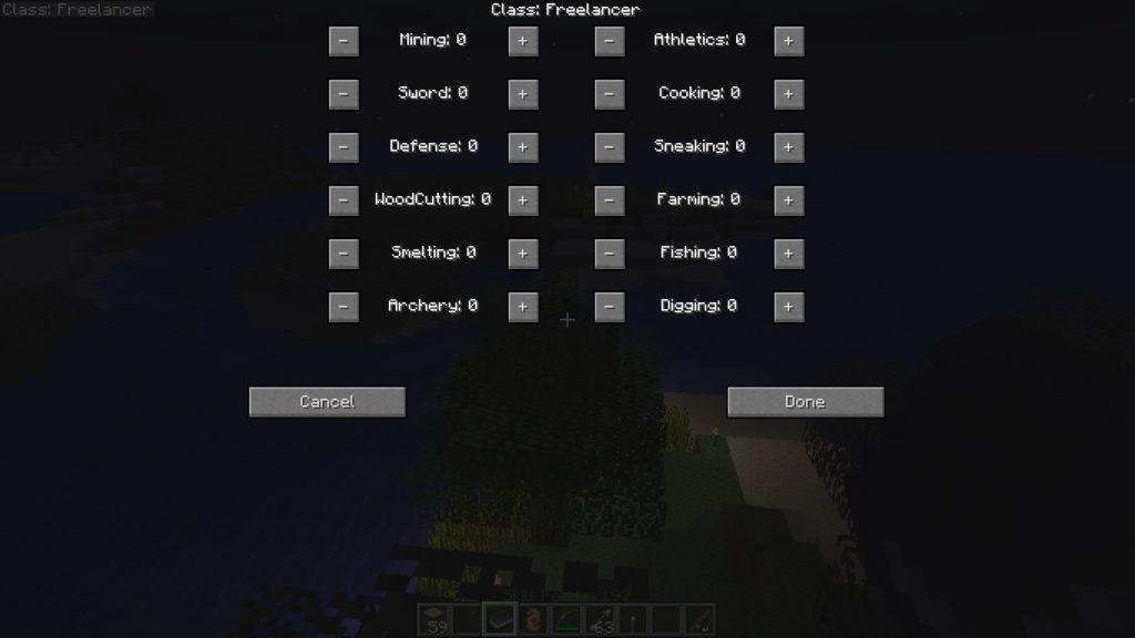 Мод на прокачку - Level Up для майнкрафт 1.12.2, 1.11.2, 1.7.10