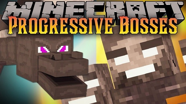 Мод Progressive Bosses 1.20.1, 1.19.4, 1.18.2? 1.16.5, 1.15.2, 1.14.4, 1.12.2