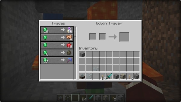 Мод Goblin Traders для Майнкрафт 1.20.1, 1.19.4, 1.18.2, 1.17.1, 1.16.5, 1.15.2 2 Мод Goblin Traders для Майнкрафт 1.20.1, 1.19.4, 1.18.2, 1.17.1, 1.16.5, 1.15.2