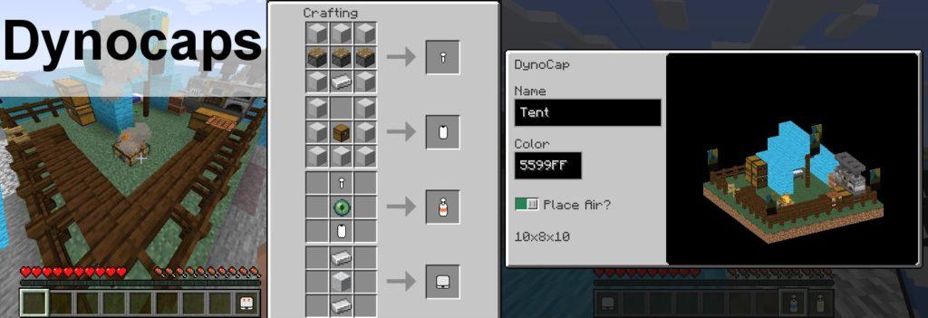 Мод Dynocaps 1.15.2 1 Мод Dynocaps 1.15.2