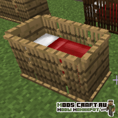 Мод CribCraft для майнкрафт 1.16.5, 1.15.2, 1.12.2