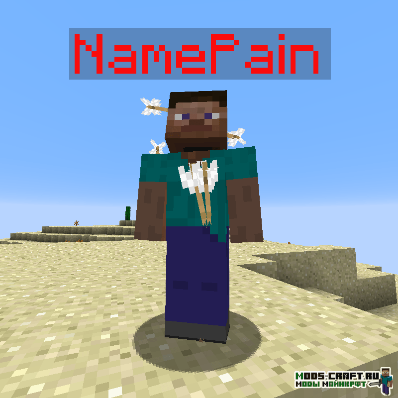 Мод Name Pain 1.16.4, 1.15.2, 1.14.4, 1.12.2