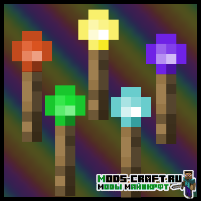 Мод на разноцветный редстоун - Rainbow Stone 1.15.2 Мод на разноцветный редстоун - Rainbow Stone 1.15.2