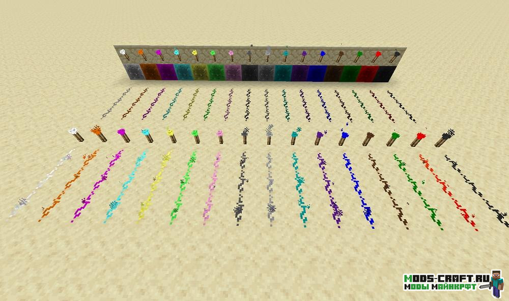 Мод на разноцветный редстоун - Rainbow Stone 1.15.2 1 Мод на разноцветный редстоун - Rainbow Stone 1.15.2