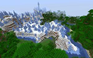 Ледяные пики посреди джунглей 1.15.2