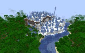 Ледяные пики посреди джунглей 1.15.2