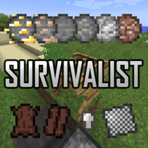 Мод Survivalist (изменённое выживание) 1.16.3, 1.15.2, 1.14.4, 1.12.2