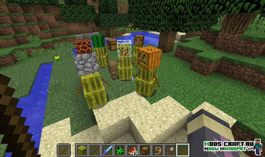 Мод на арбузного голема - Melon Golem 1.15.2, 1.14.4, 1.12.2