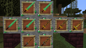 Мод Advanced swords для майнкрафт 1.15.2 1.14.4, 1.12.2