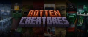 Мод на новых зомби - Rotten Creatures 1.19.2, 1.18.2, 1.15.2, 1.14.4