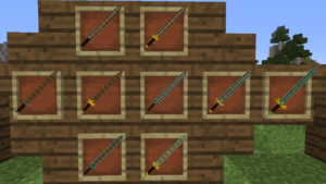 Мод Advanced swords для майнкрафт 1.15.2 1.14.4, 1.12.2