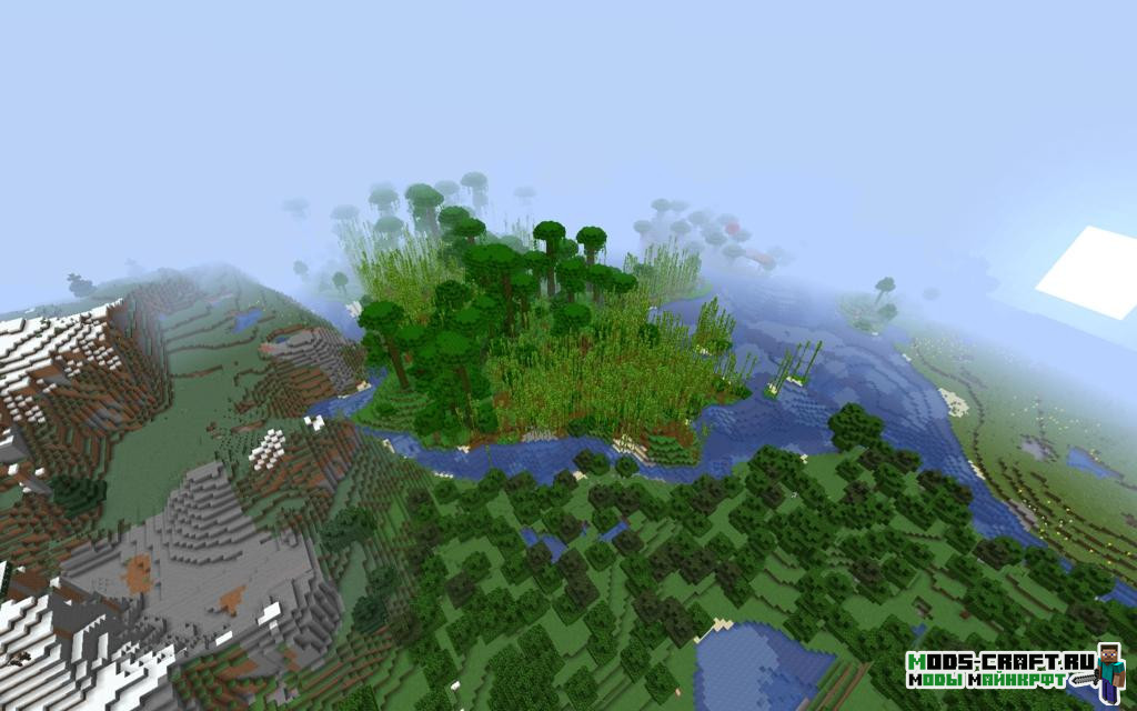 Три биома рядом со спавном 1.15.2 Три биома рядом со спавном 1.15.2